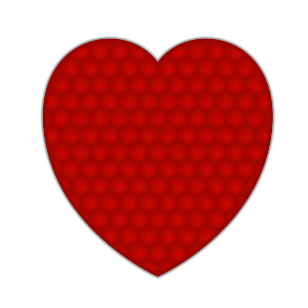 变形的心图片下载