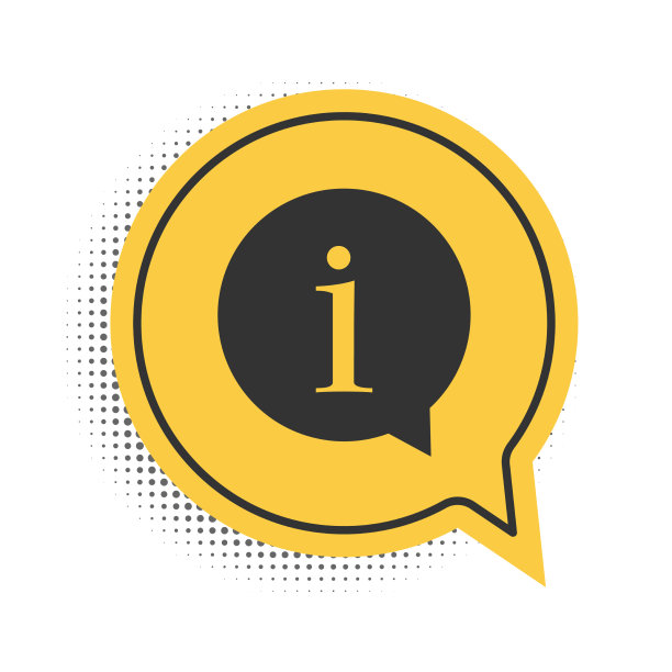 黑色信息图标隔离在白色上图片下载