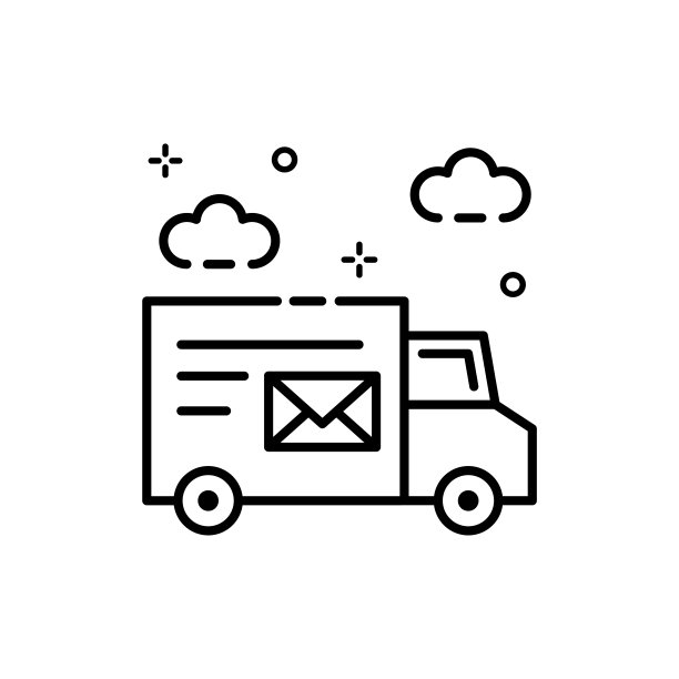 Express Delivery Vector Outline图标。EPS 10个文件图片下载