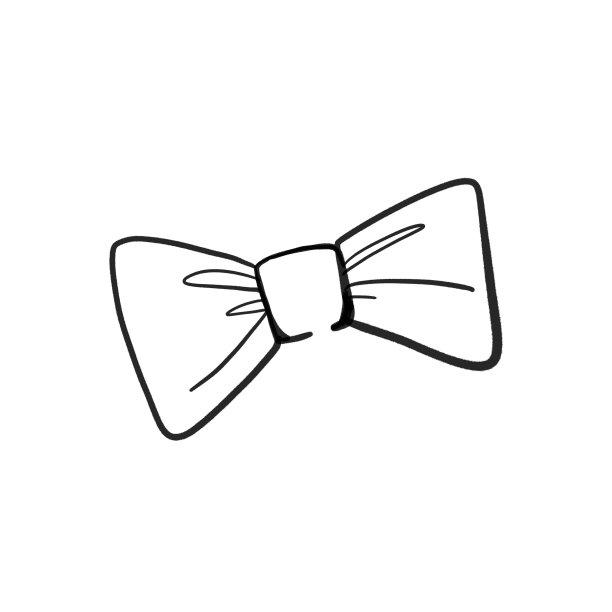 线性弓的形象。图形。高质量的插图。图片下载