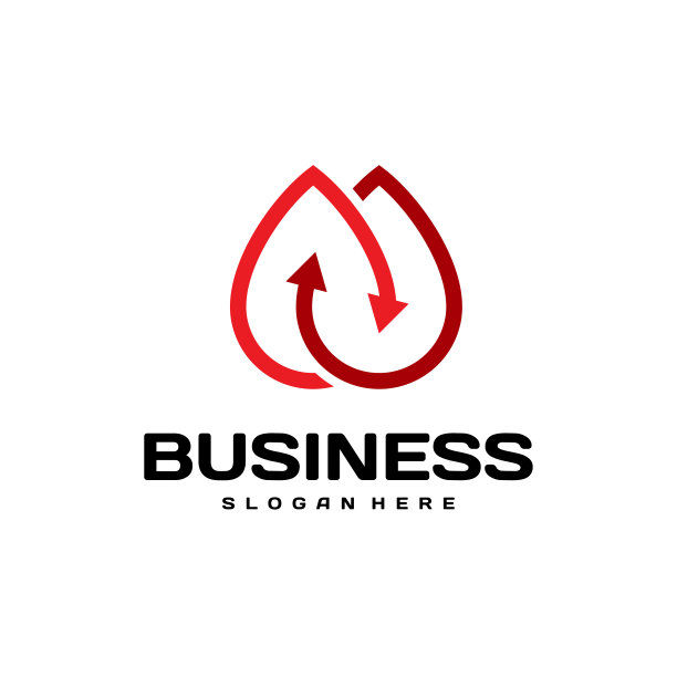 献血者标志设计概念向量，输血标志模板，液滴符号图标向量图片下载