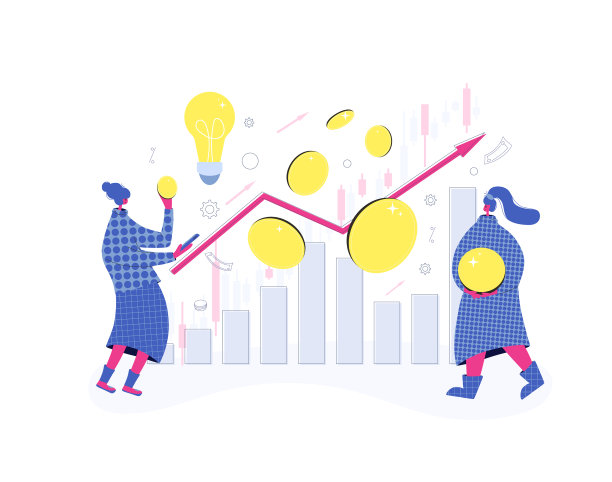 投资公司债券和股票市场形象图片下载