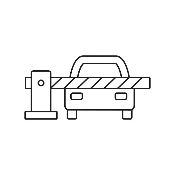 汽车安全门轮廓图标图片下载
