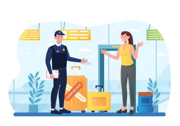 机场金属探测器架，安全控制。图片下载