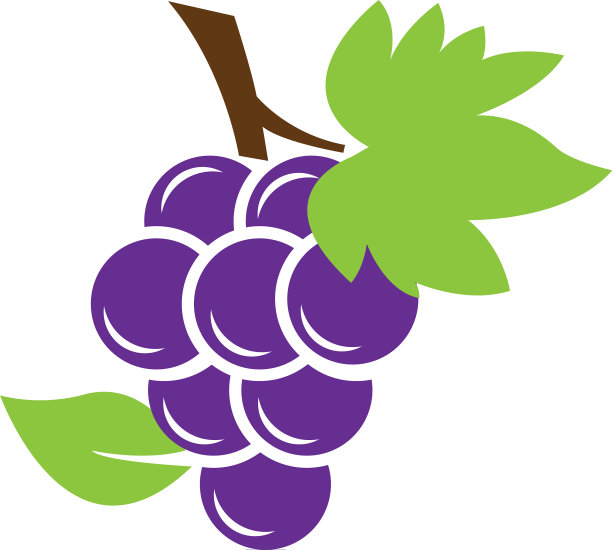 葡萄图标设计模板图片下载