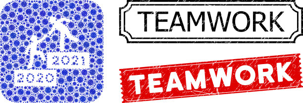 团队协作垃圾密封和传染性反转图片下载