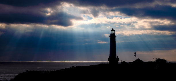 鸽子点灯塔图片下载