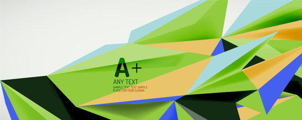 三角形几何背景低多边形3d图片下载