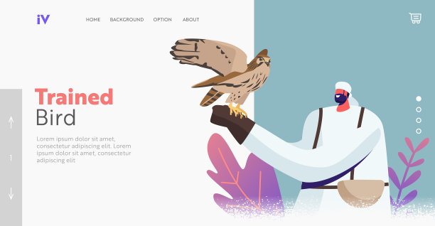 猎鹰登陆页面模板中男性角色图片下载