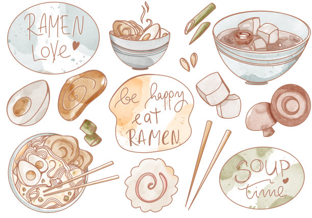 剪辑艺术拉面集图片下载