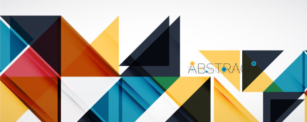 几何抽象背景技术色彩图片下载