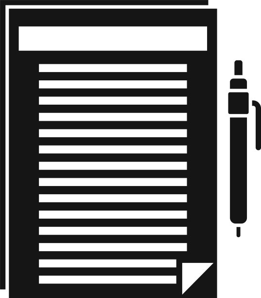 房地产经纪人文档图标样式简单图片下载