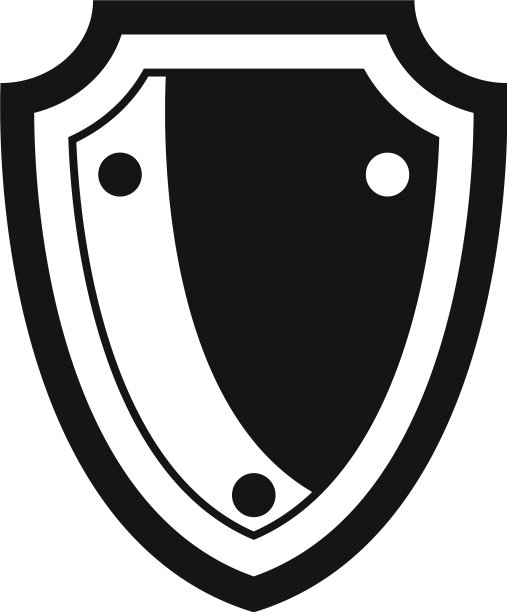 家居安防盾图标简约风格图片下载