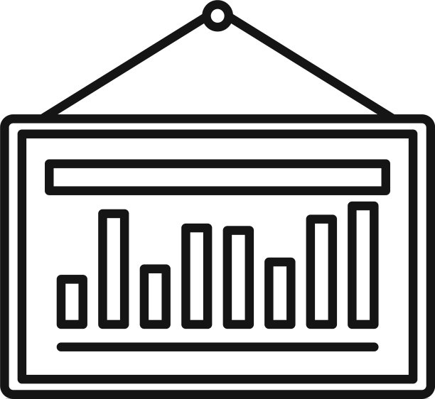 估计值图形横幅图标轮廓样式图片下载