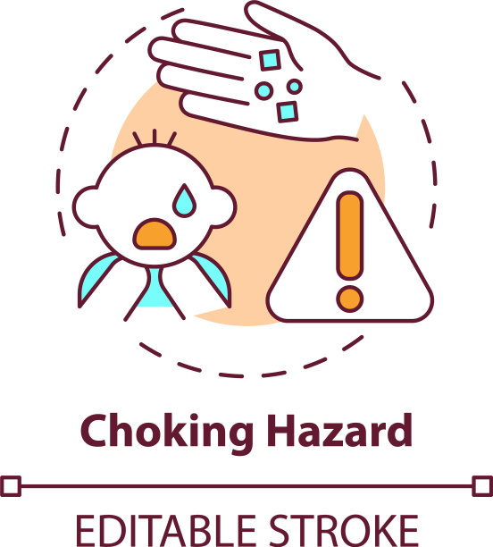 窒息危险概念图标图片下载