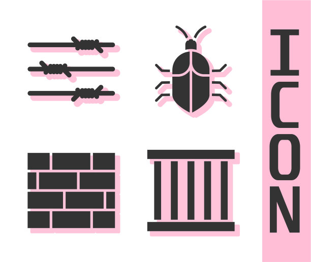 监狱窗户设置有刺的铁丝砖和系统图片下载