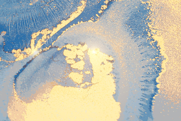 金色和蓝色的石头大理石图案与闪光图片下载