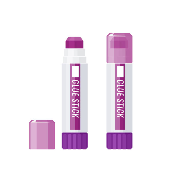 胶水隔离在白色的办公室和学校图片下载