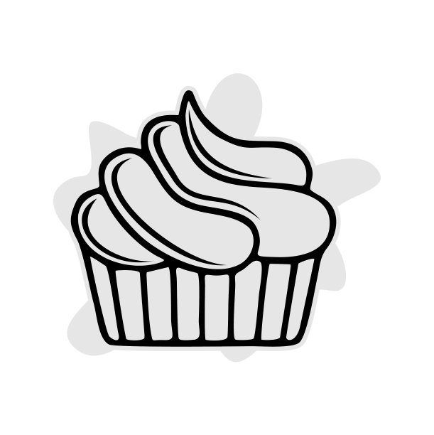 茶中的蛋糕图标图片下载