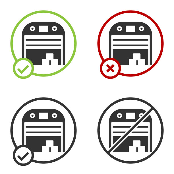 黑色机库图标孤立在白色上图片下载