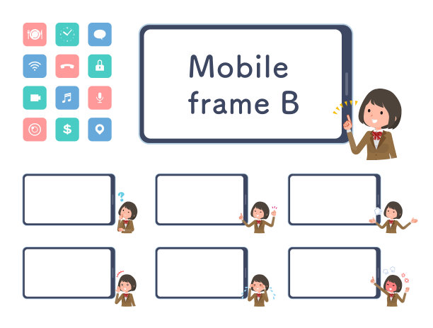 扁平型学校女孩米黄色Blazer_Mobile-frame-B图片下载