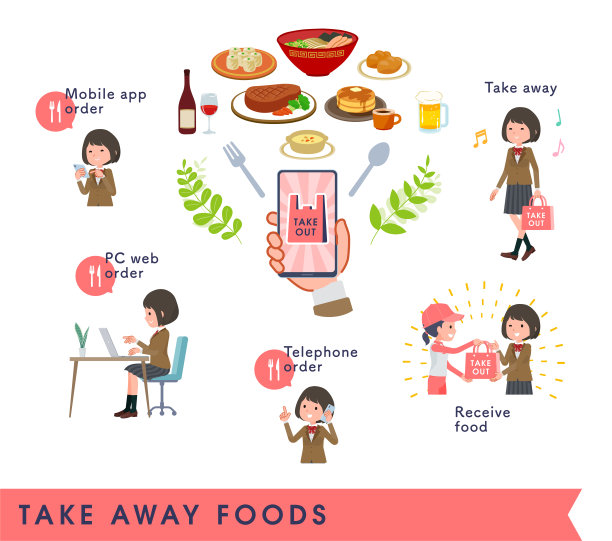 扁平型女学生米色blazer_外卖食品图片下载