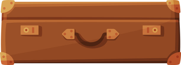 棕色旅行袋作为旅游和旅游的象征图片下载