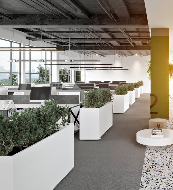 创意办公室3D效果图图片下载