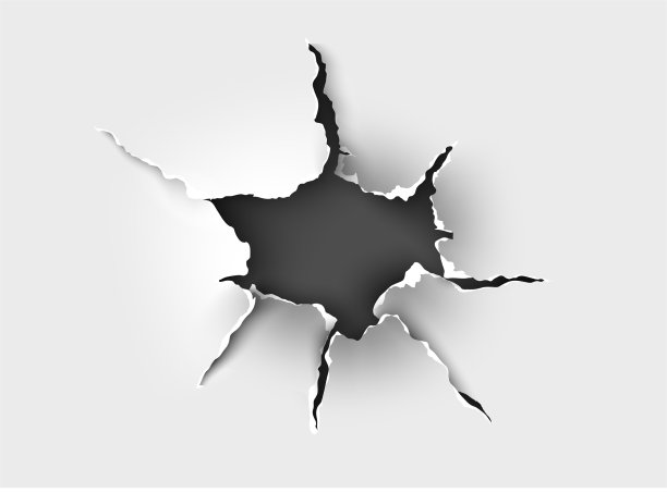 在背景纸上撕破的破洞图片下载