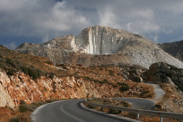 欧洲希腊纳克索斯的大理石采石场图片下载