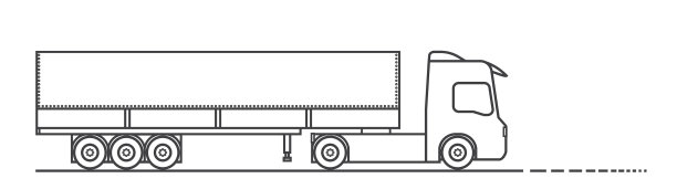 货车沿公路行驶运送图片下载
