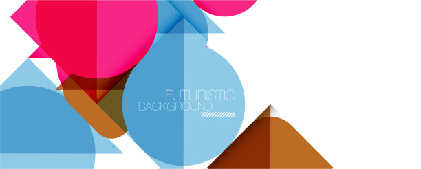 简单的圆圈和三角形是抽象的背景图片下载