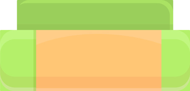 可生物降解塑料盒图标卡通风格图片下载