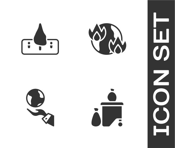 集满垃圾桶滥伐手捧图片下载