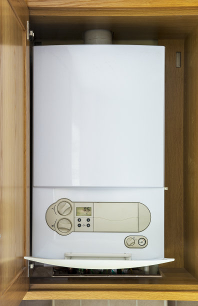 气体冷凝锅炉安装在一个柜内图片下载