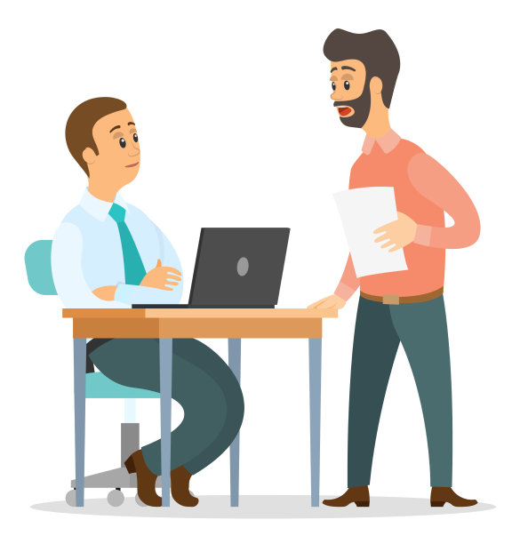 办公室职员喜欢讨论问题图片下载