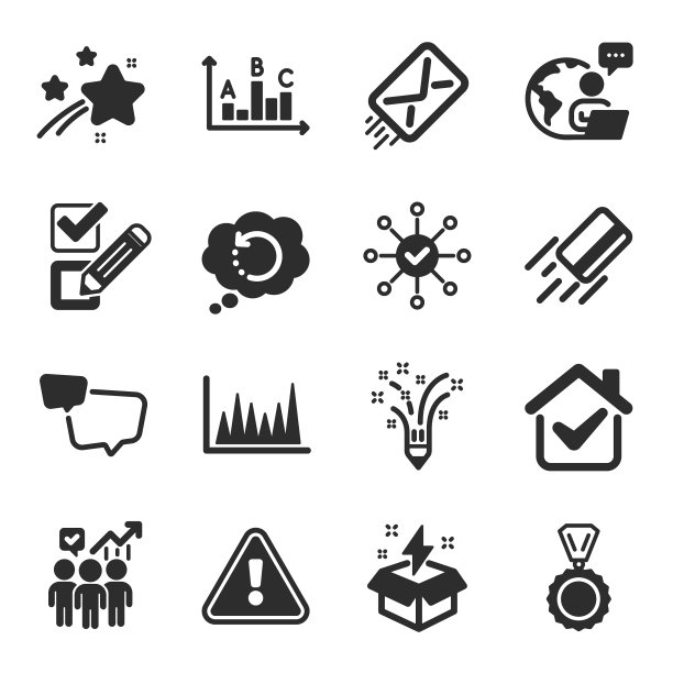 设置教育图标，如线形图调查图片下载