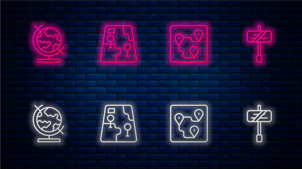 设置线路城市地图导航路线位置图片下载