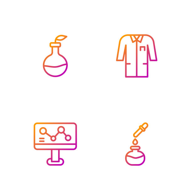 设流水线试管和烧瓶化学配方图片下载