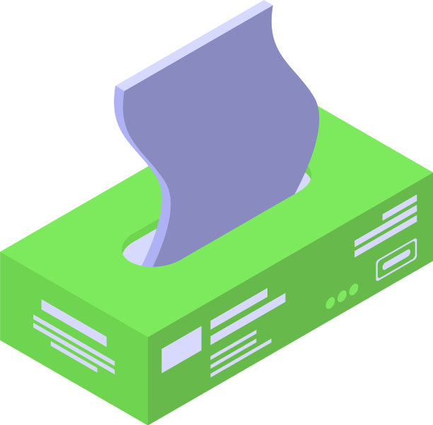 卫生巾图标等距风格图片下载