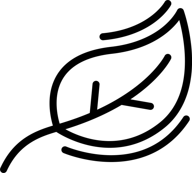 叶生态自然图标轮廓风格图片下载