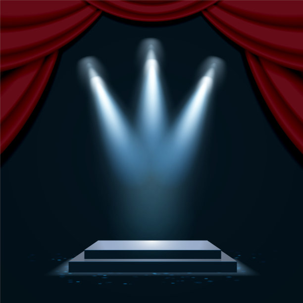 讲台上的窗帘图片下载