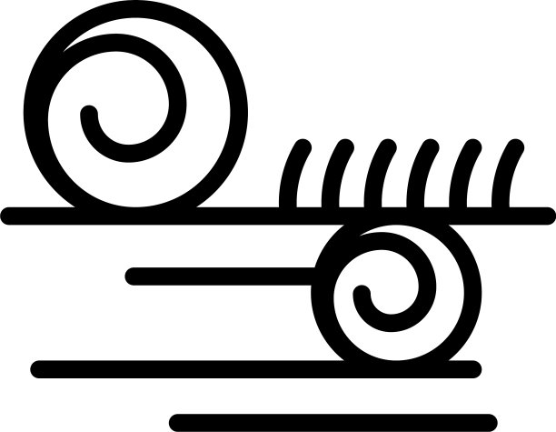 滚动干草图标轮廓风格图片下载