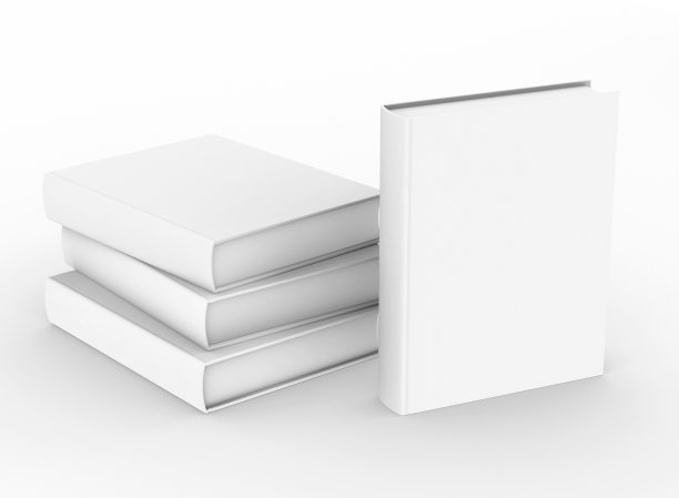 3d渲染精装书模型集图片下载