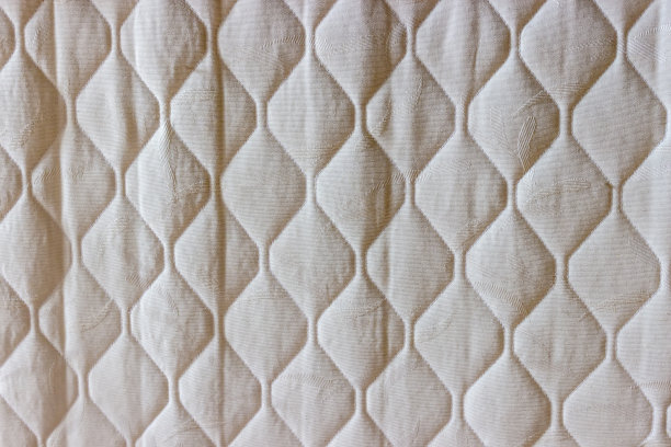 一个旧床垫绗缝织物的背景图片下载