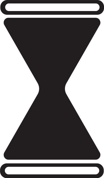 沙漏标志图标设计模板图片下载