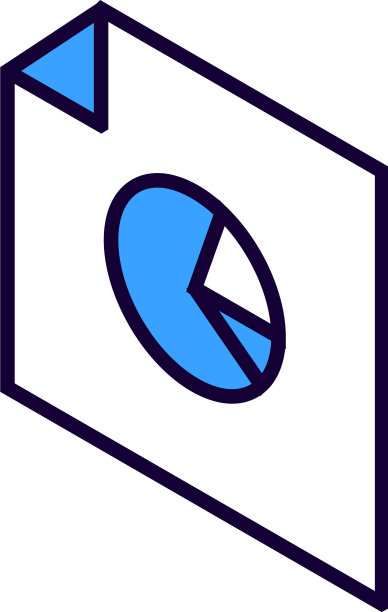 图饼图等角图标图片下载