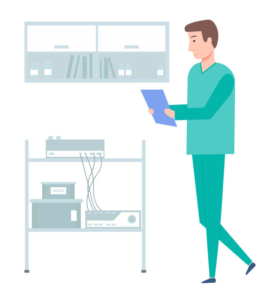 医生与剪贴板一个专业的工作图片下载