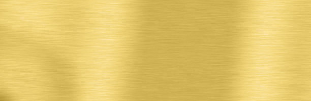 宽阔闪亮光滑的线条金属金色背景明亮的复古黄铜板铬全景纹理概念简单的青铜箔板硬背景设计，全景金色光抛光横幅顶部图片下载