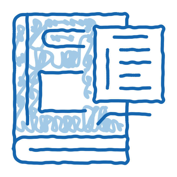 法规政策涂鸦图标手绘插图图片下载